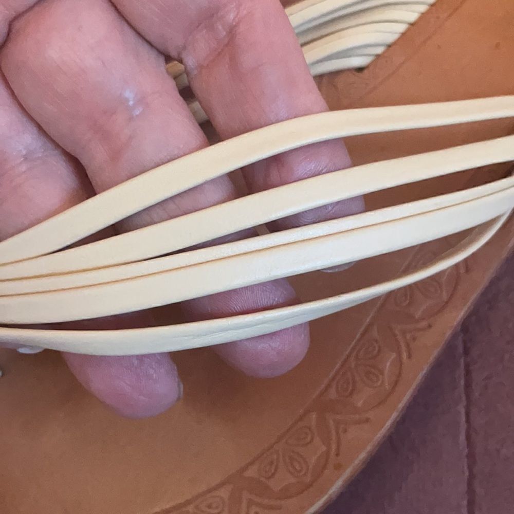 Yellow box flip flops  - Picture 5 of 7